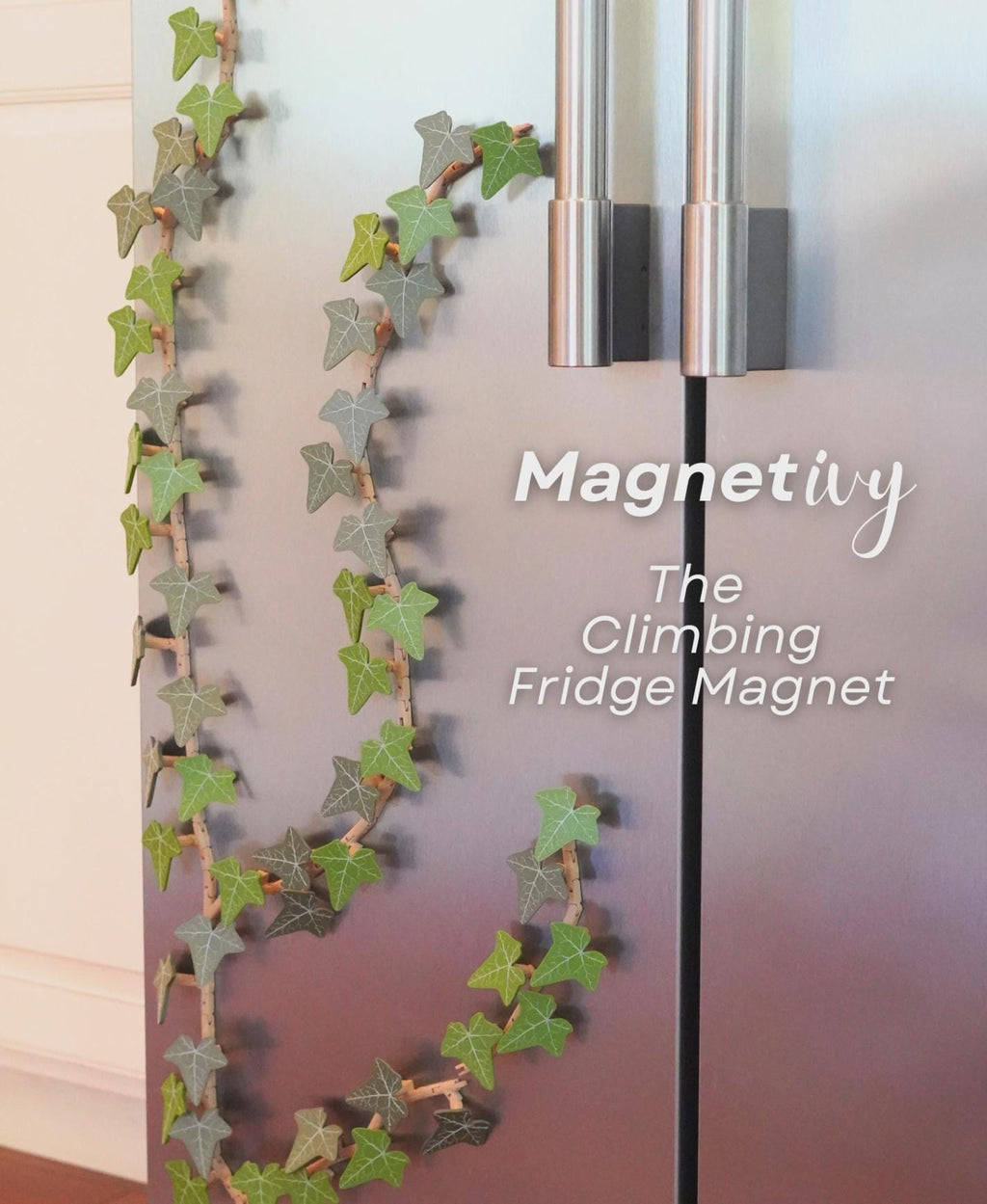 Lierre magnétique pour réfrigérateur, décoration, fausse plante, plante artificielle, décor cuisine, magnets, imprimé en 3D, ForgeCore