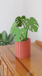 Sous-verres Monstera magnétiques, fausse plante imprimée en 3D, décoration de table, personnalisable, ForgeCore